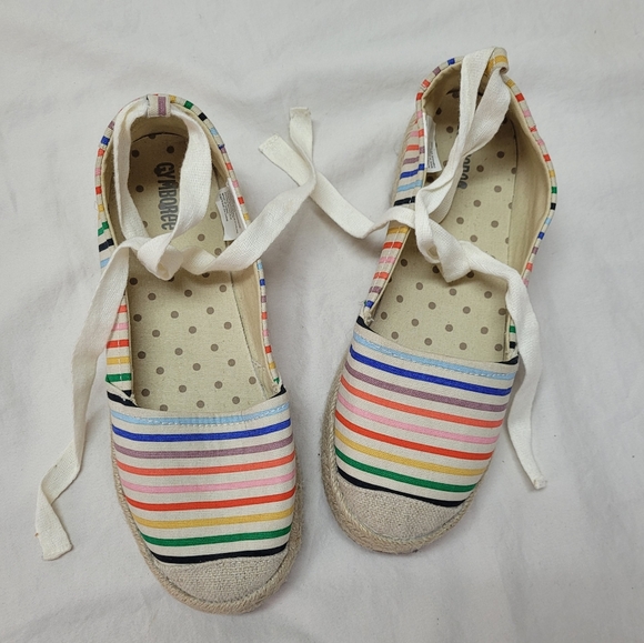 Gymboree colorful striped espadrilles - Picture 2 of 8